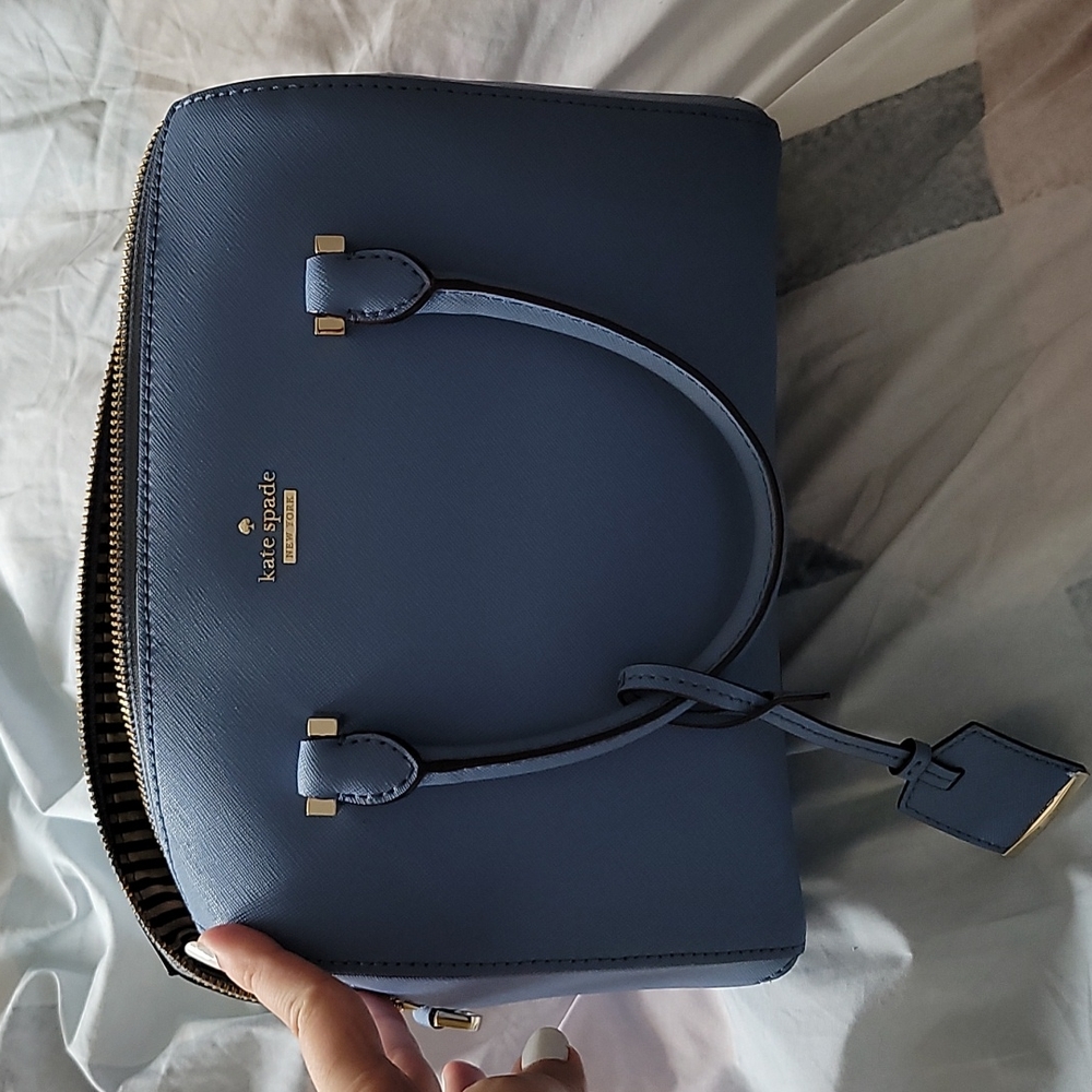 Kate Spade Blue Genuine Leather Purse